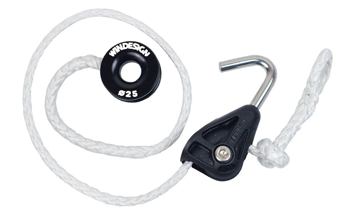 Halyard System w/ Low Friction Ring Spliced On